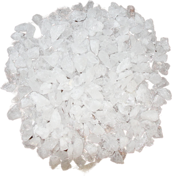 Bergkristal split 100 gr. ruwe edelsteen brokjes