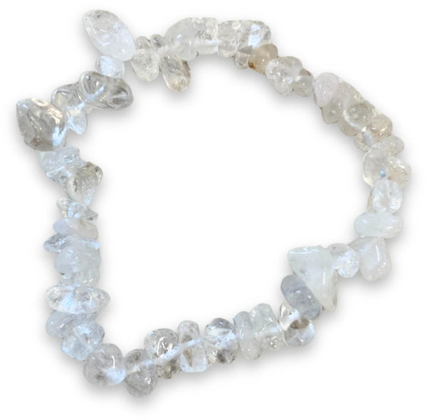 Bergkristal edelsteen splitarmband