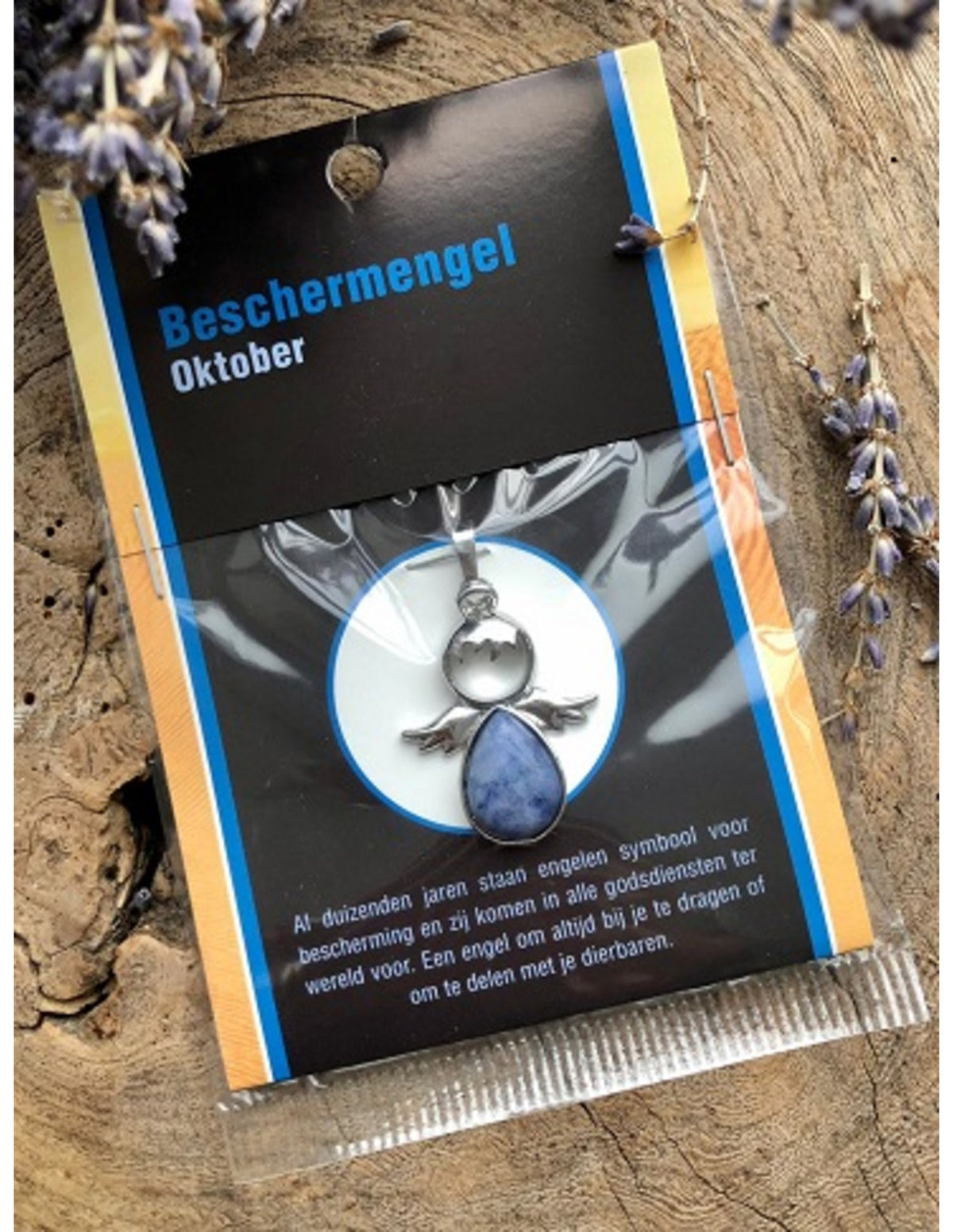 Beschermengel Oktober op kaartje