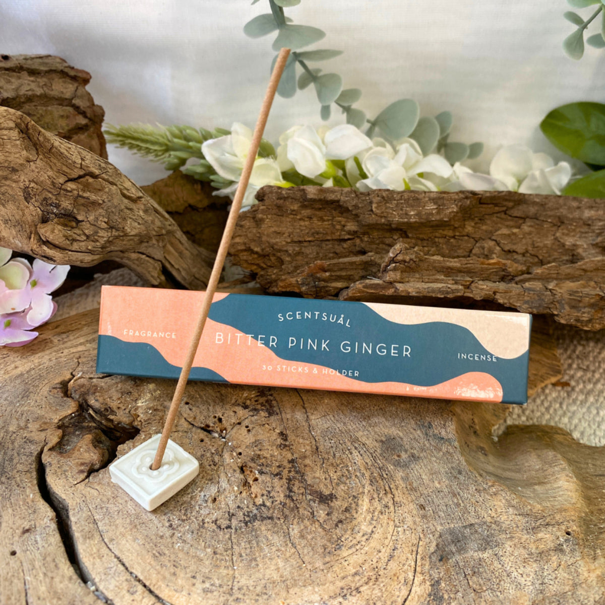Bitter Pink Ginger Scentsual Nippon Kodo - Wierook Stokjes