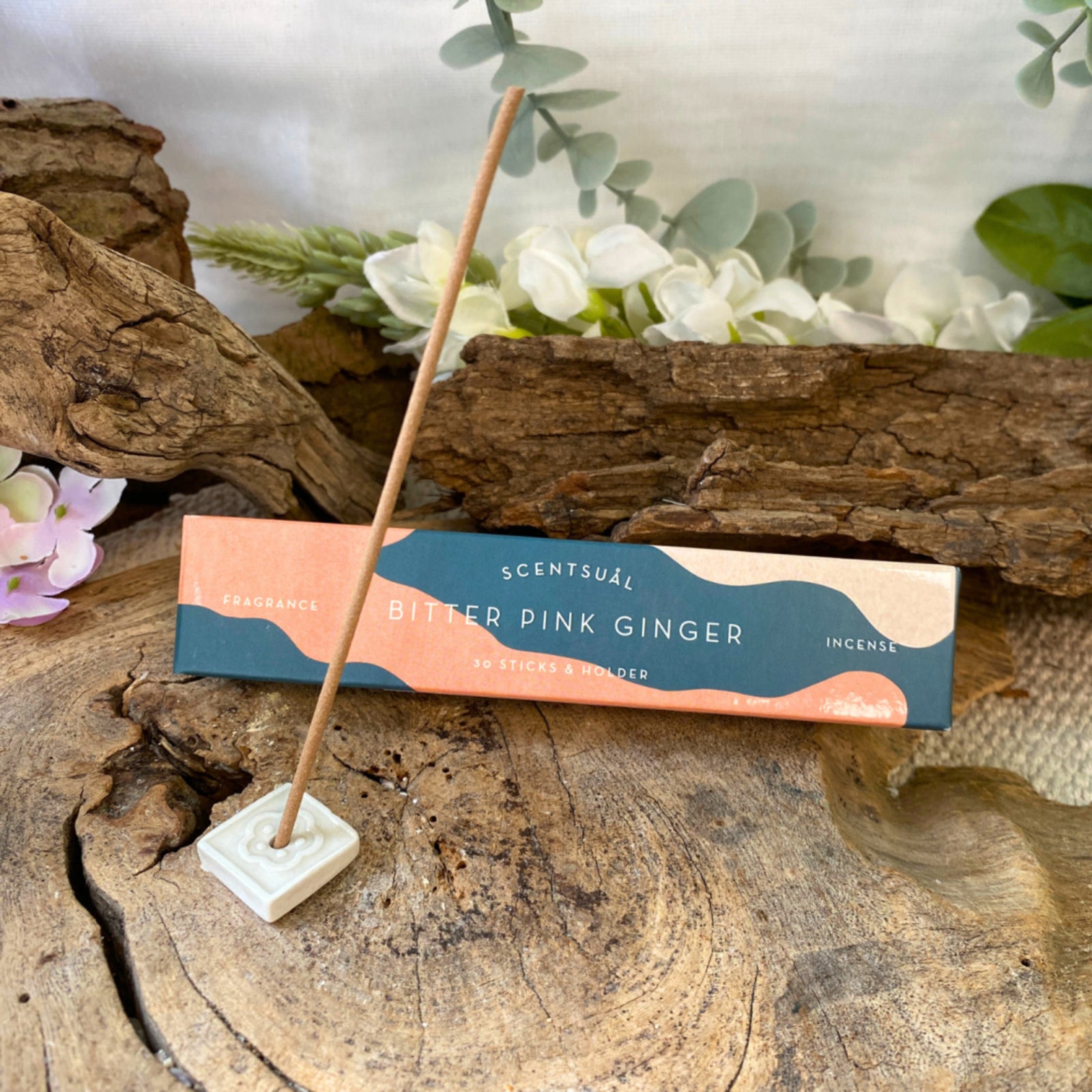 Bitter Pink Ginger Scentsual Nippon Kodo - Wierook Stokjes