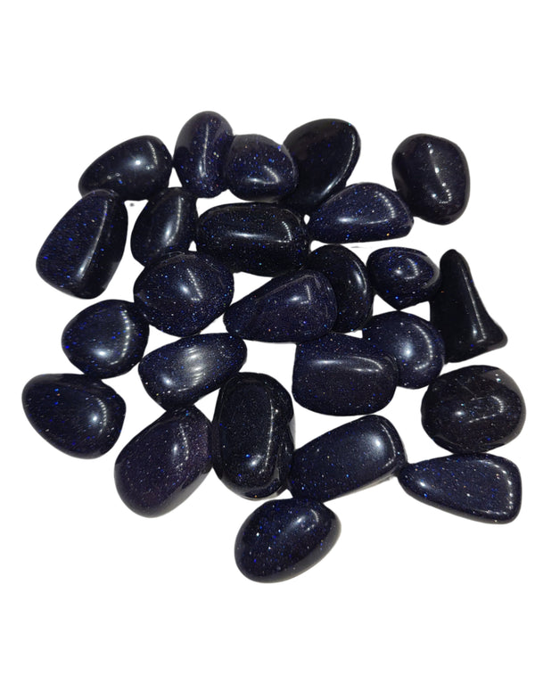 Blaufluss edelsteen trommelstenen 250 gr. (synth) (mt3)