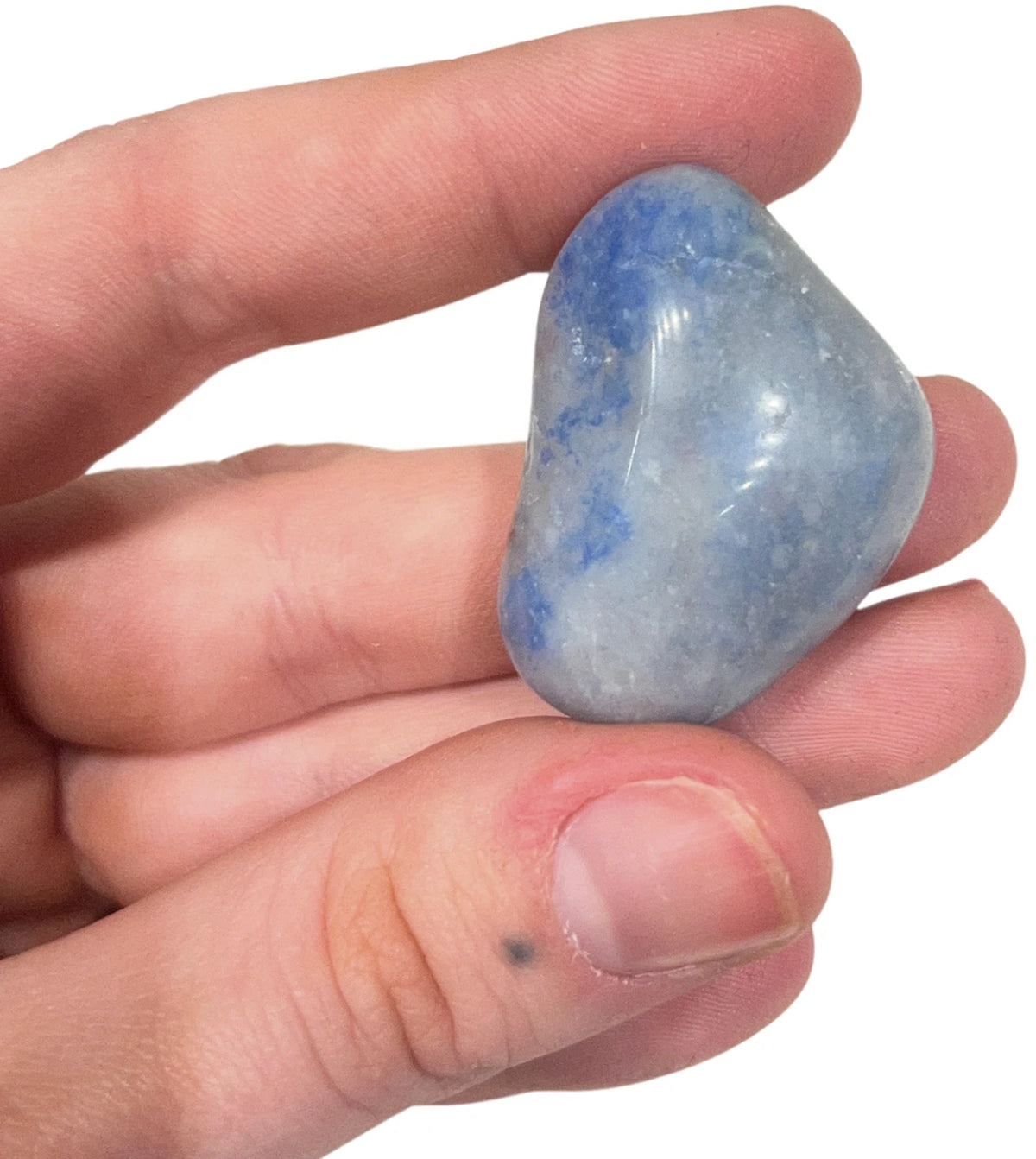Blauwe kwarts 500 gr. trommelstenen (mt3)
