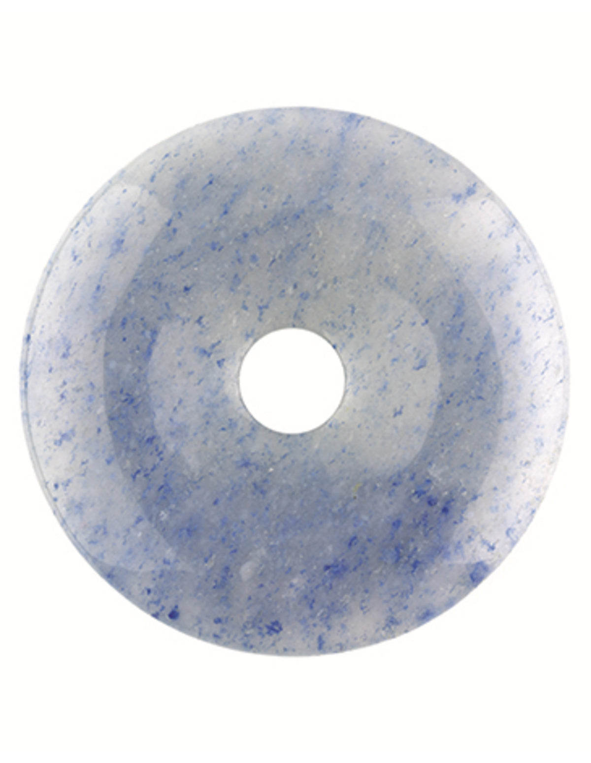 Blauwe kwarts donut 30 mm