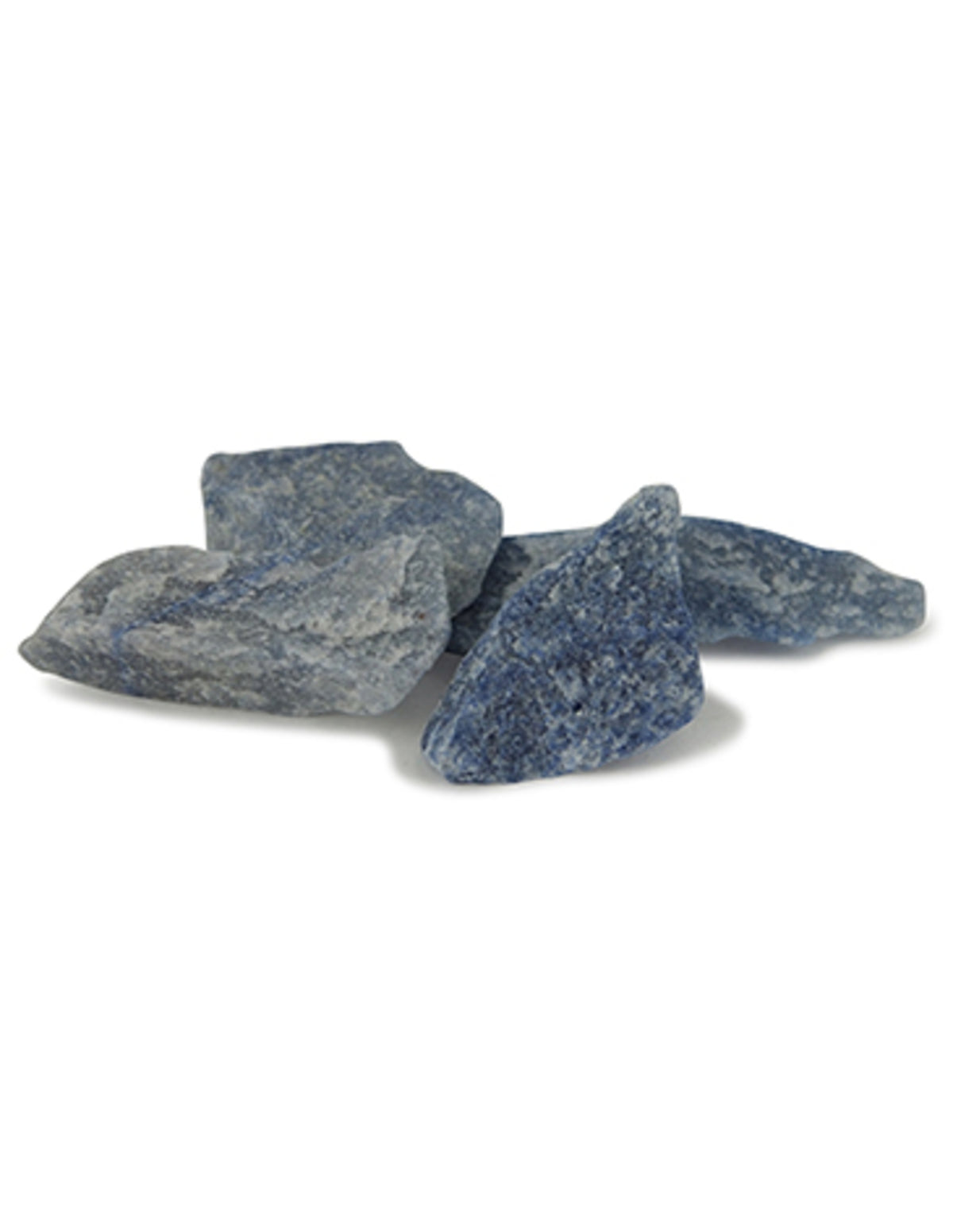 Blauwe kwarts, ruwe brokjes, p/kg