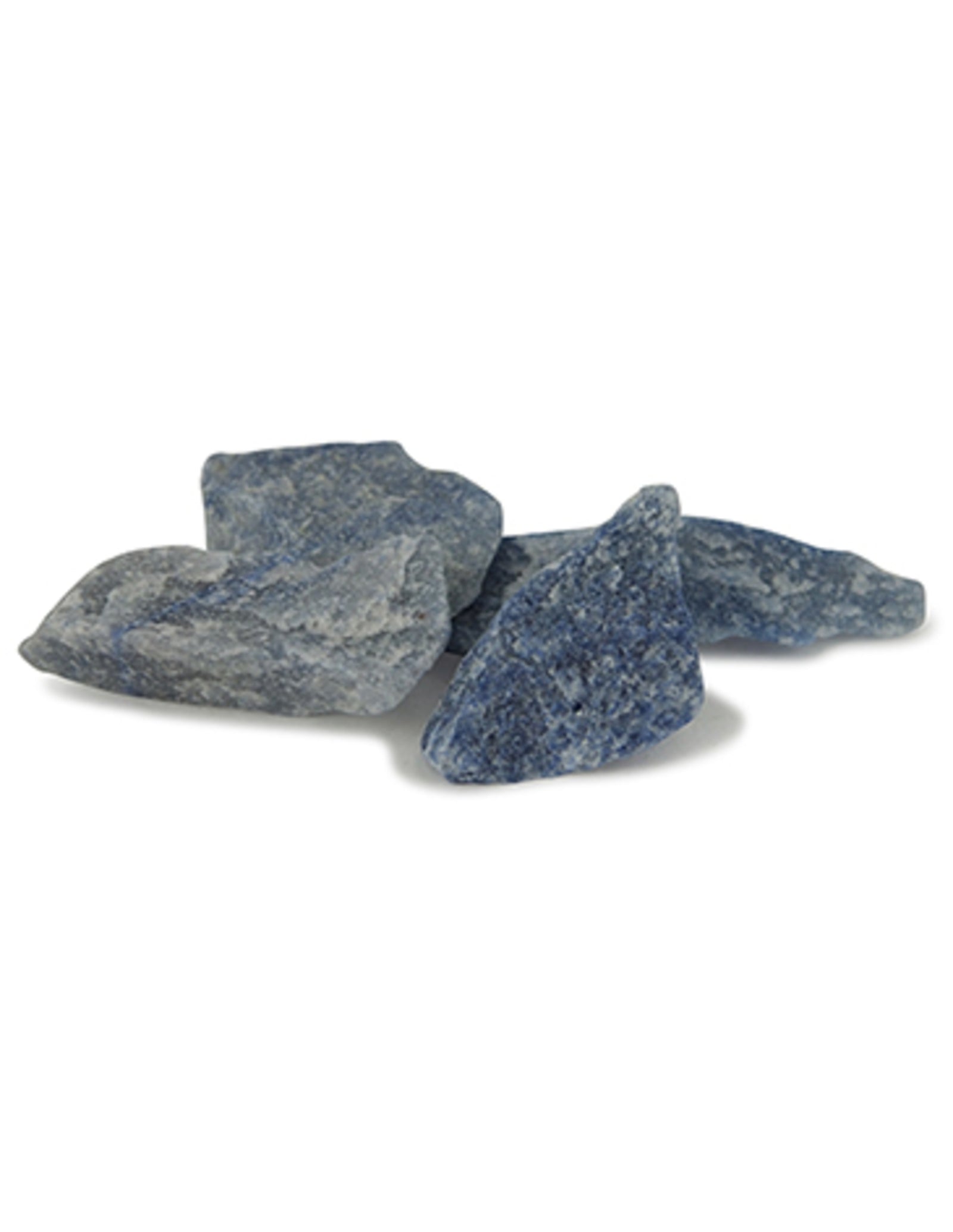 Blauwe kwarts, ruwe brokjes, p/kg