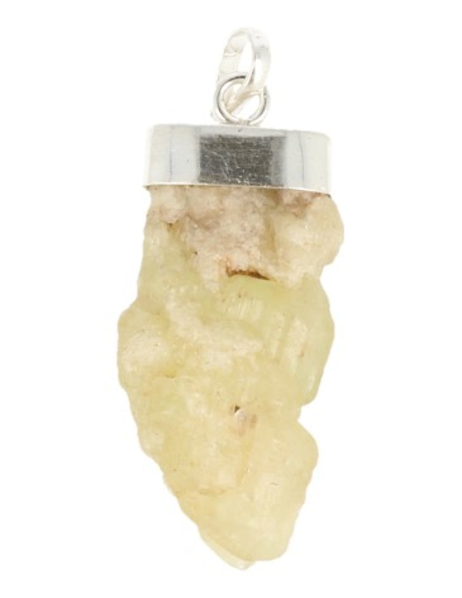 Brazilianiet hanger met zilveren kapje