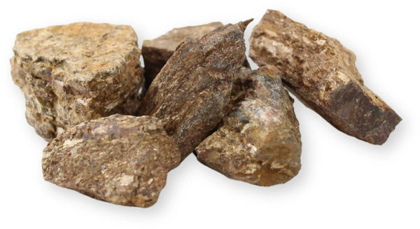 Bronziet Brazilië ruwe edelsteen brokjes 250 gram