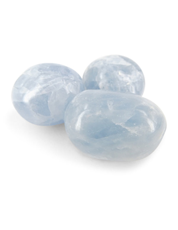 Calciet blauw 250 gr. edelsteen trommelstenen (mt3)