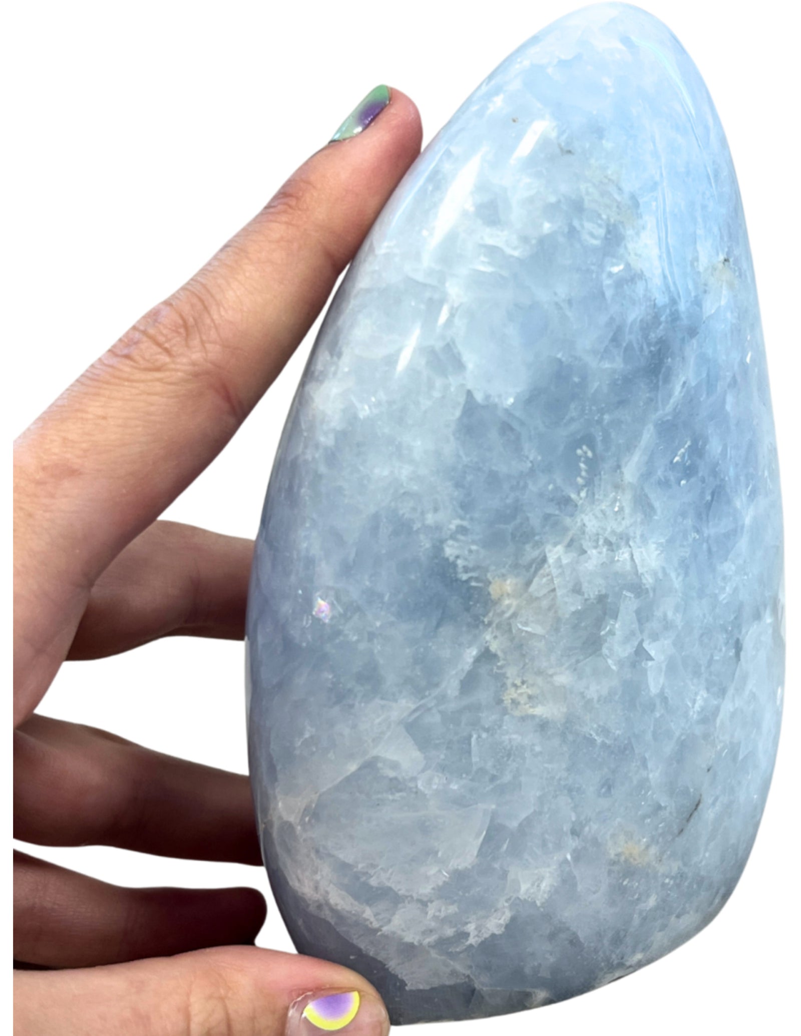 Calciet blauw sculptuur nr.07