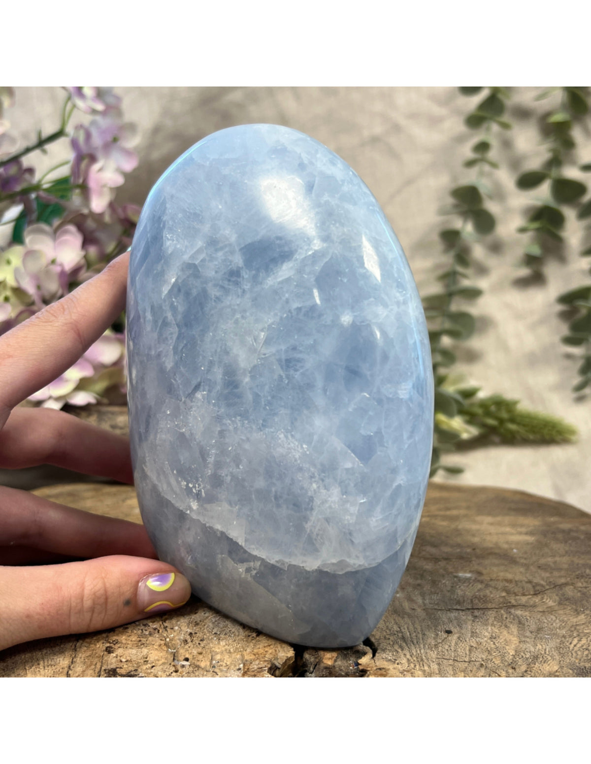 Calciet blauw sculptuur nr.07