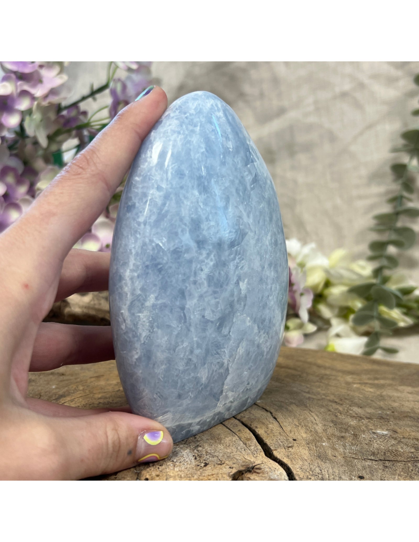 Calciet blauw sculptuur nr.09