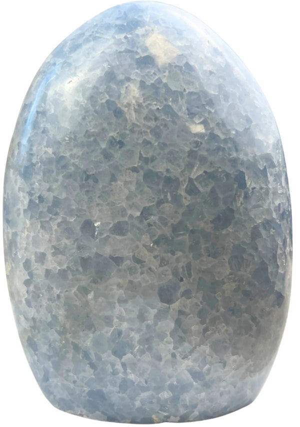 Calciet blauw edelsteen sculptuur nr.16