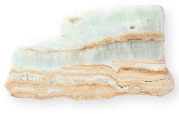 Caribbean Blue Calciet schijf nr. 08