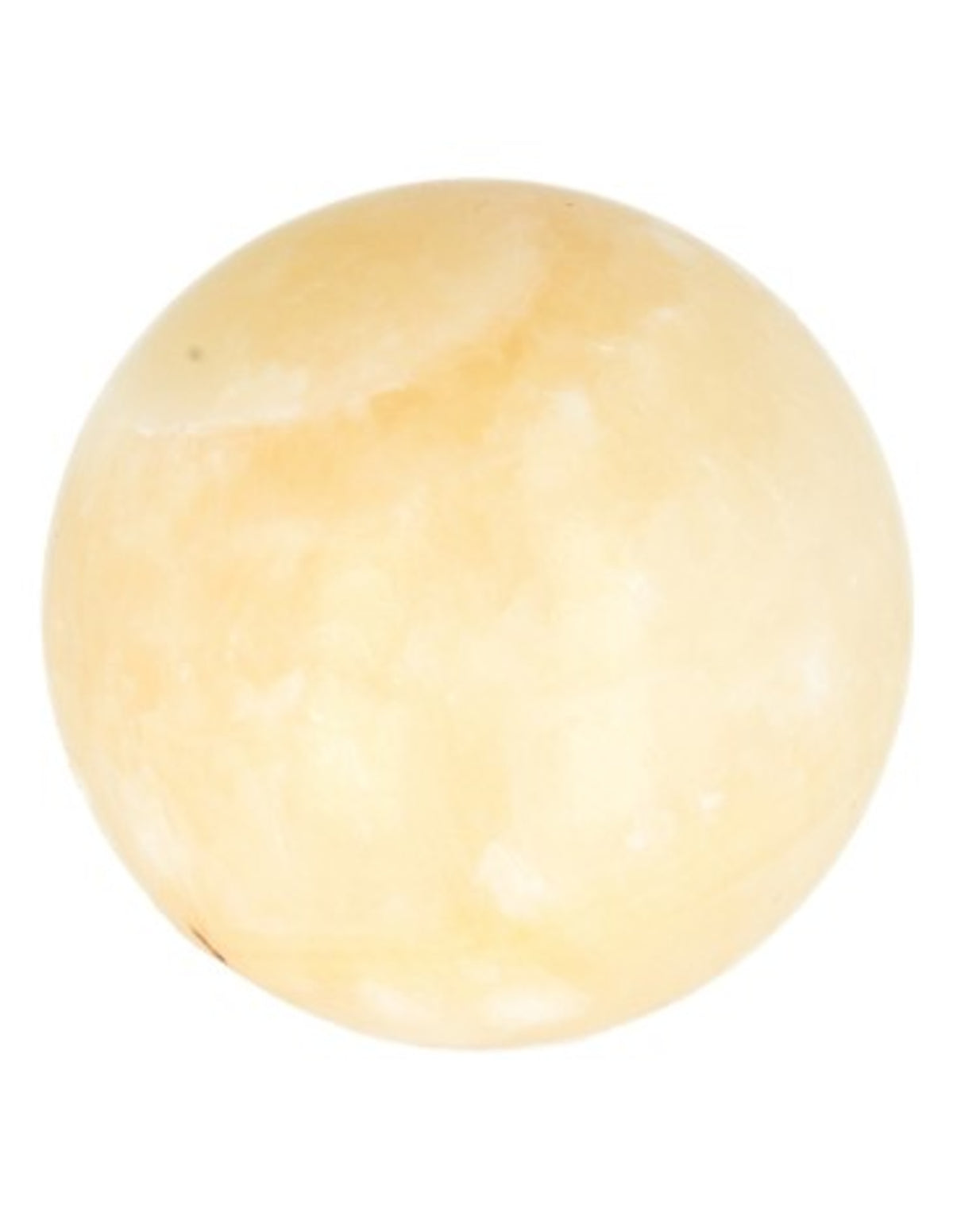 Calciet geel 4 cm edelsteen bol