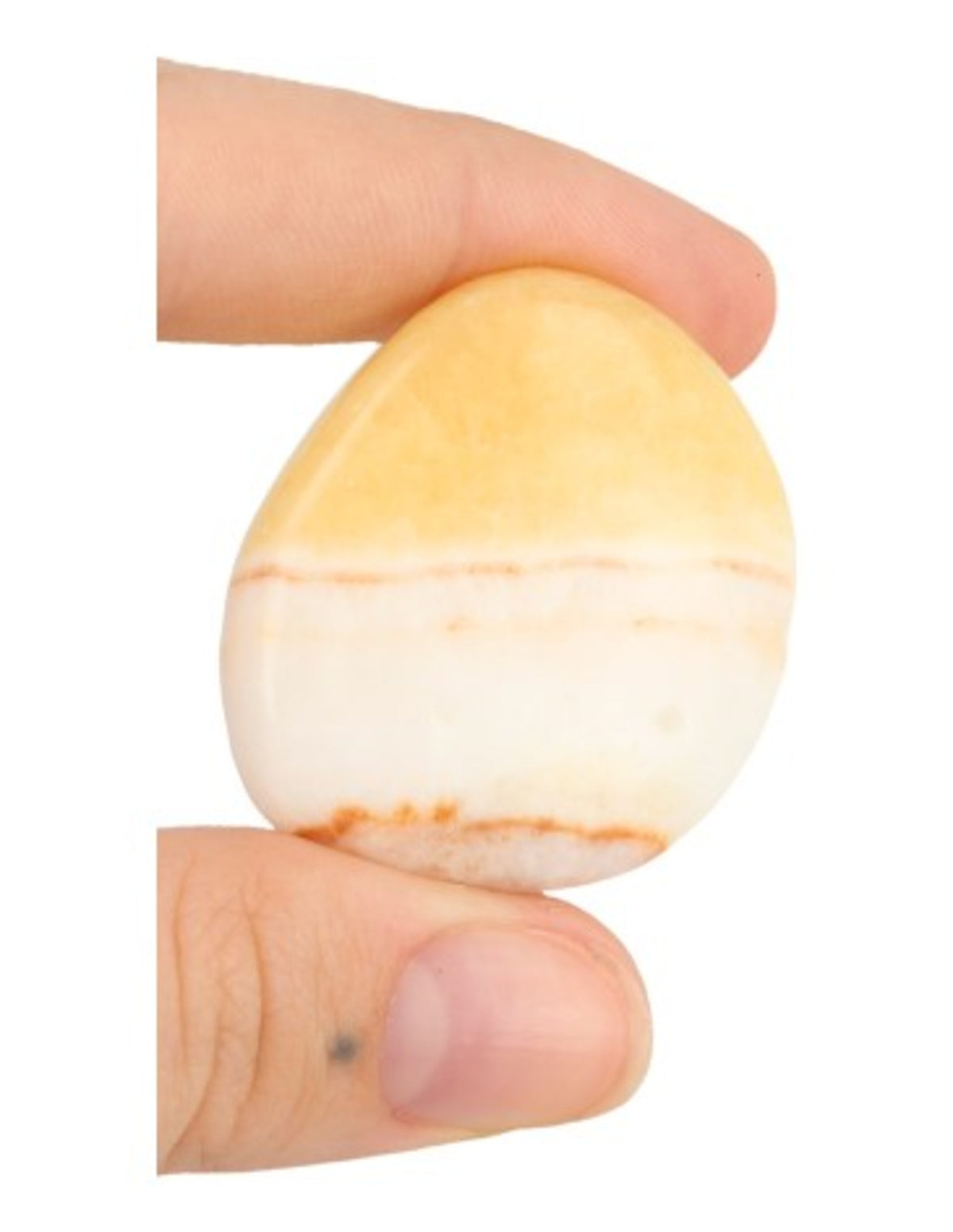 Calciet geel A zaksteen Madagaskar