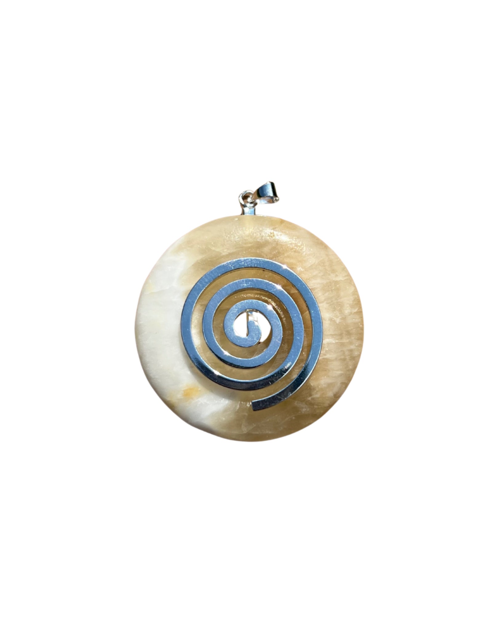 Calciet geel donut levensspiraal