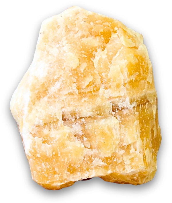 Calciet geel groot ruwe edelsteen nr.18