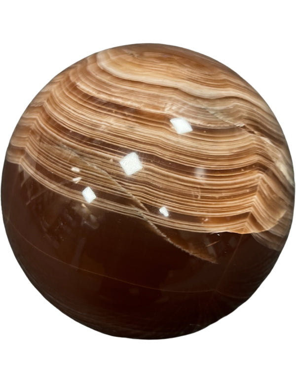 Calciet Honing edelsteen bol nr.888
