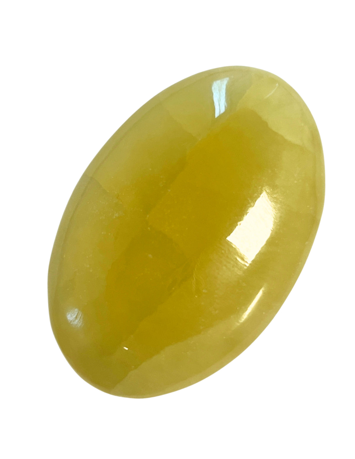 Calciet lemon handsteen