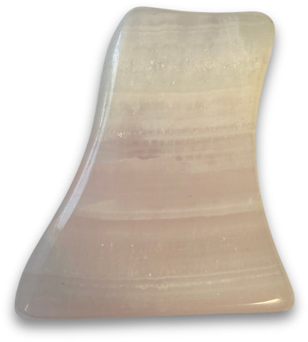 Calciet mangano edelsteen sculptuur nr.26
