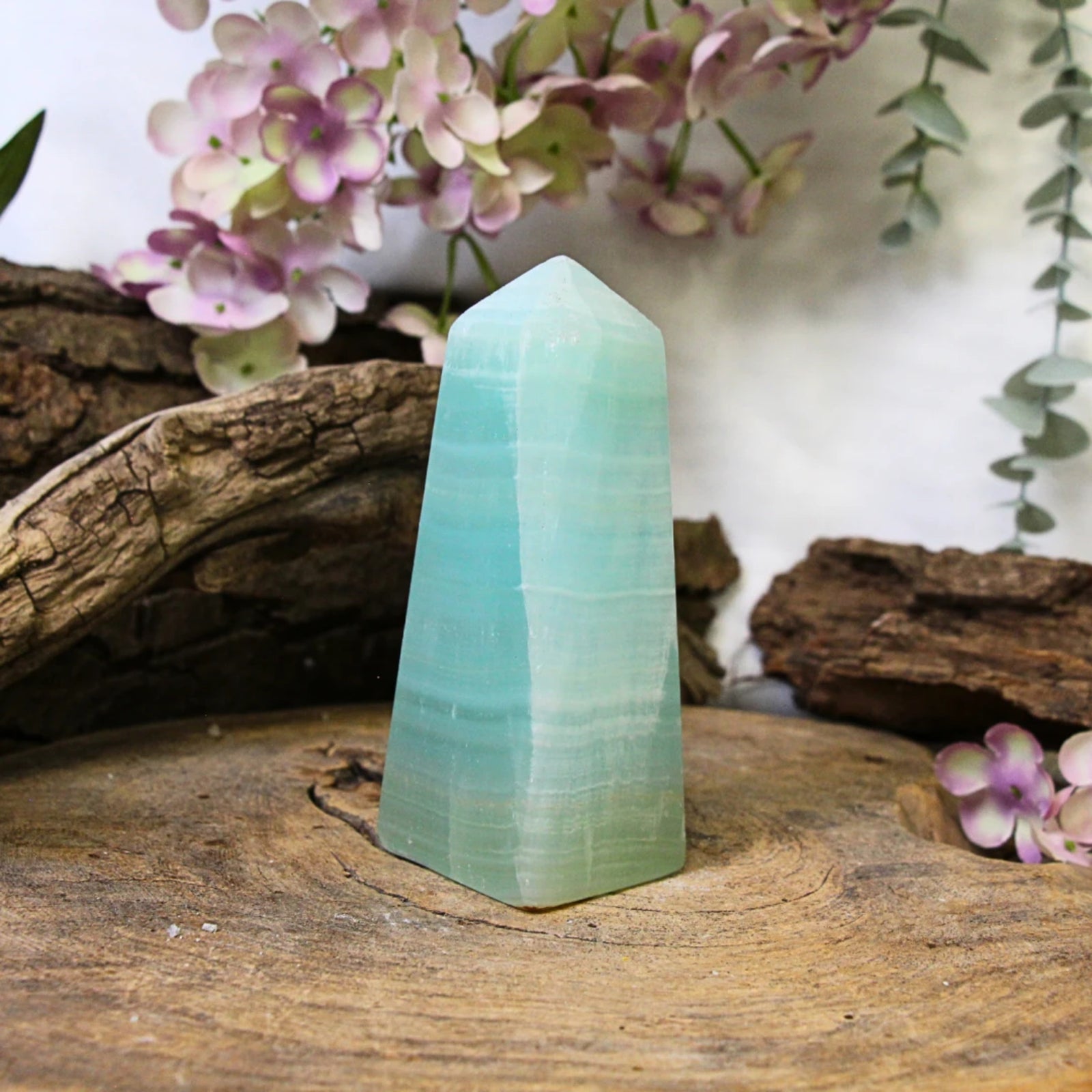 Calciet Pistache obelisk nr.07