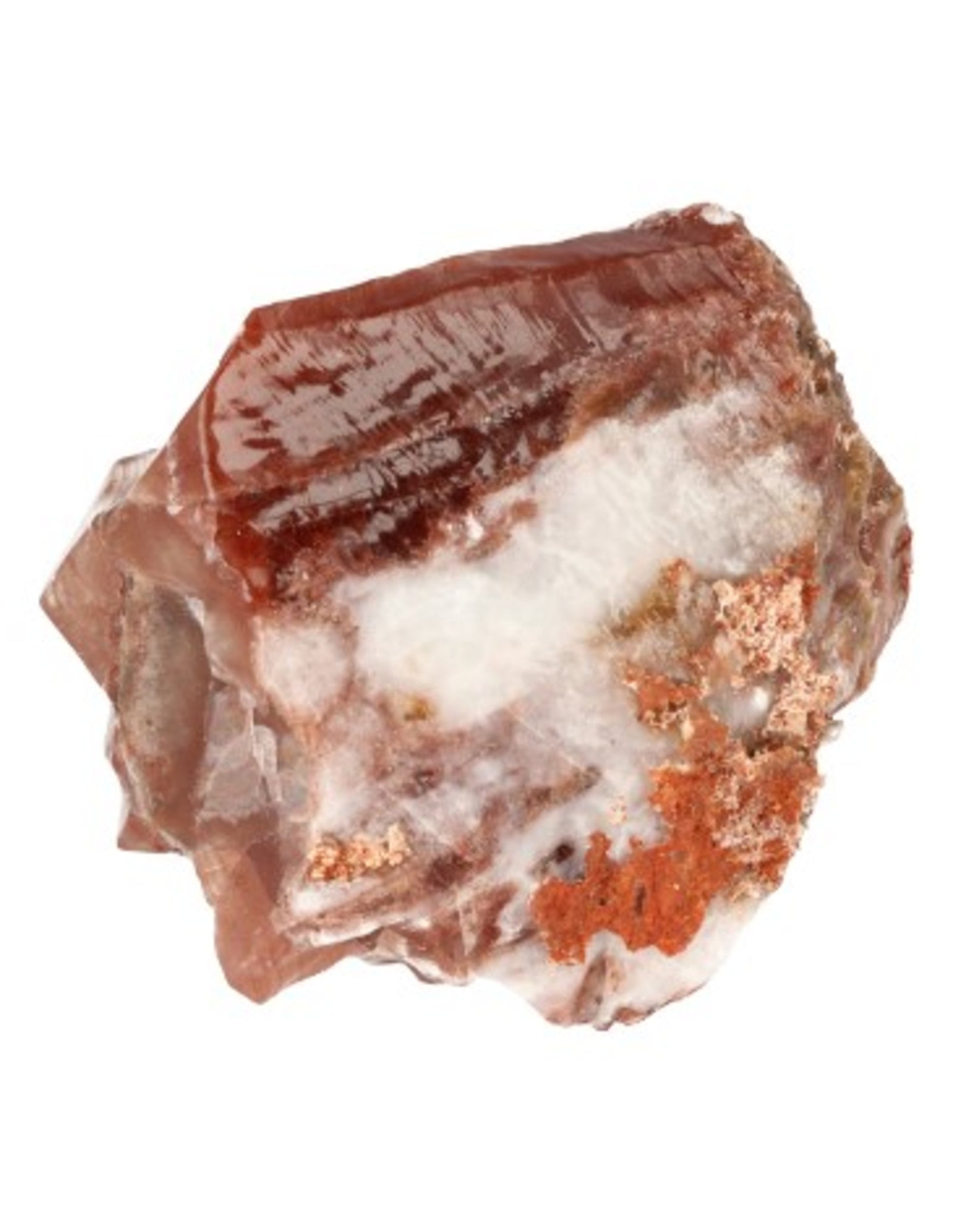 Calciet rood ruw, p/kg