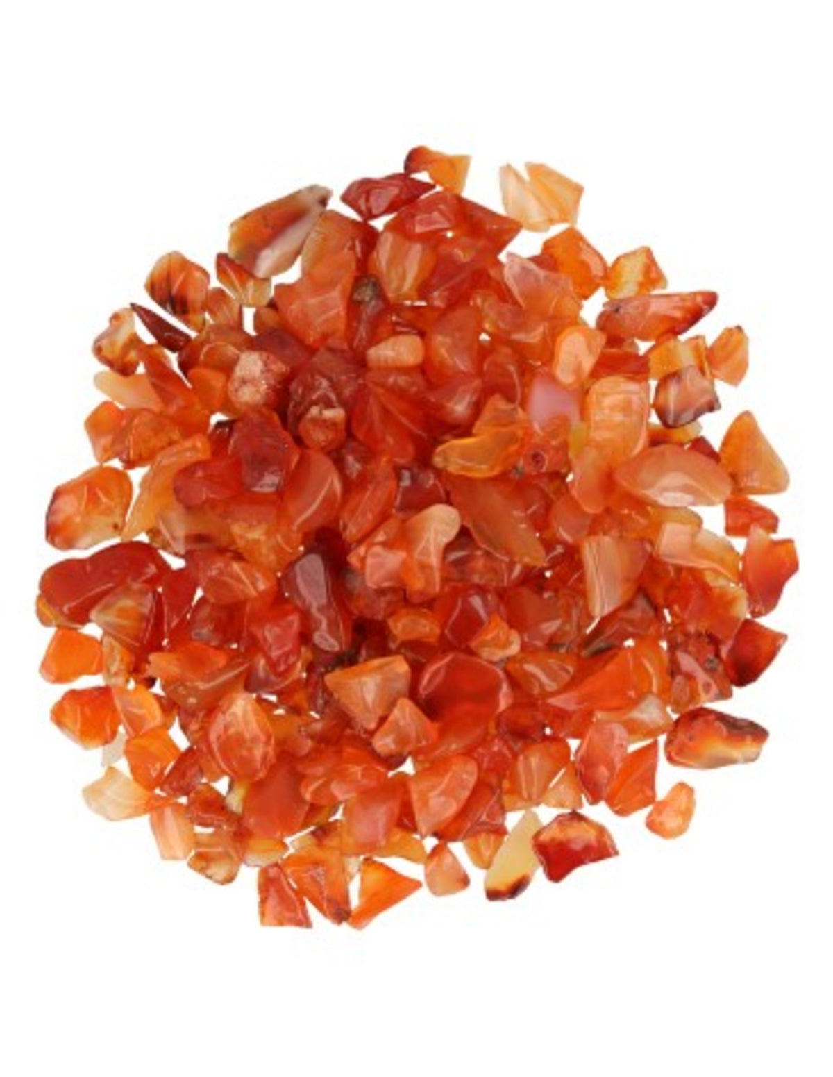 Carneool 100 gr. trommelstenen (mt1)
