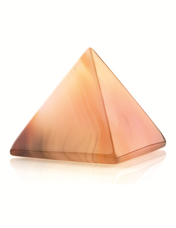 Carneool 35 mm edelsteen piramide