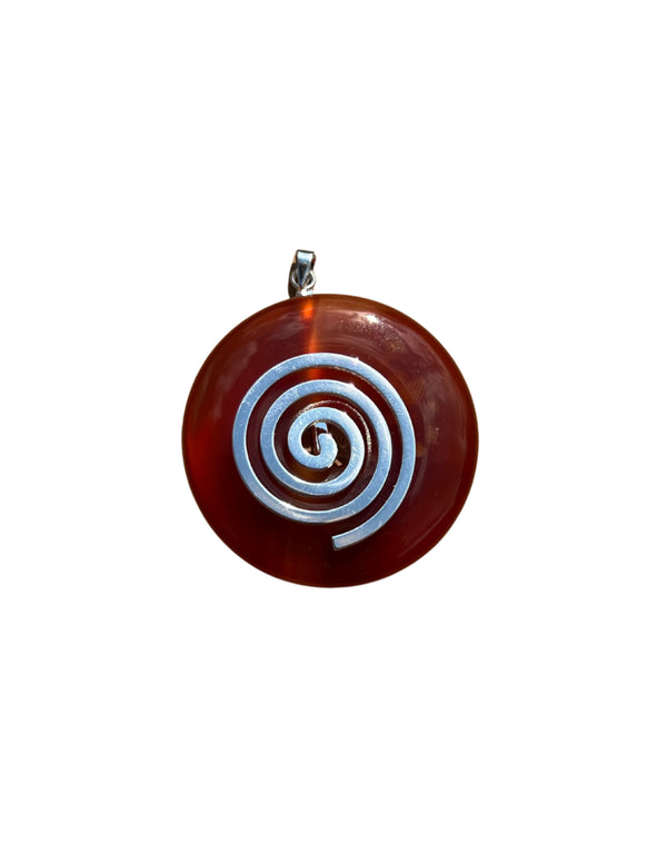 Carneool edelsteen donut Hanger