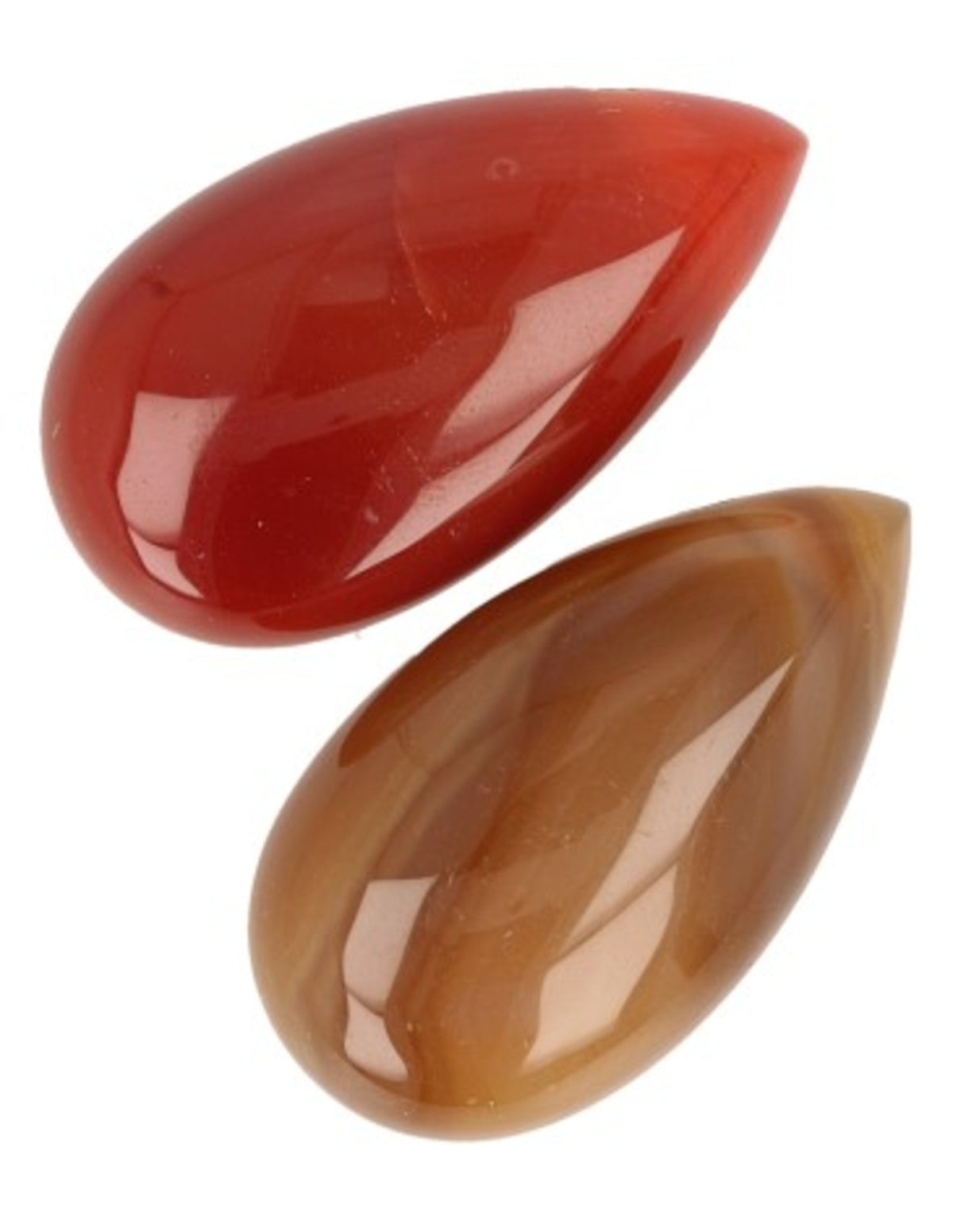 Carneool edelsteen druppel hanger