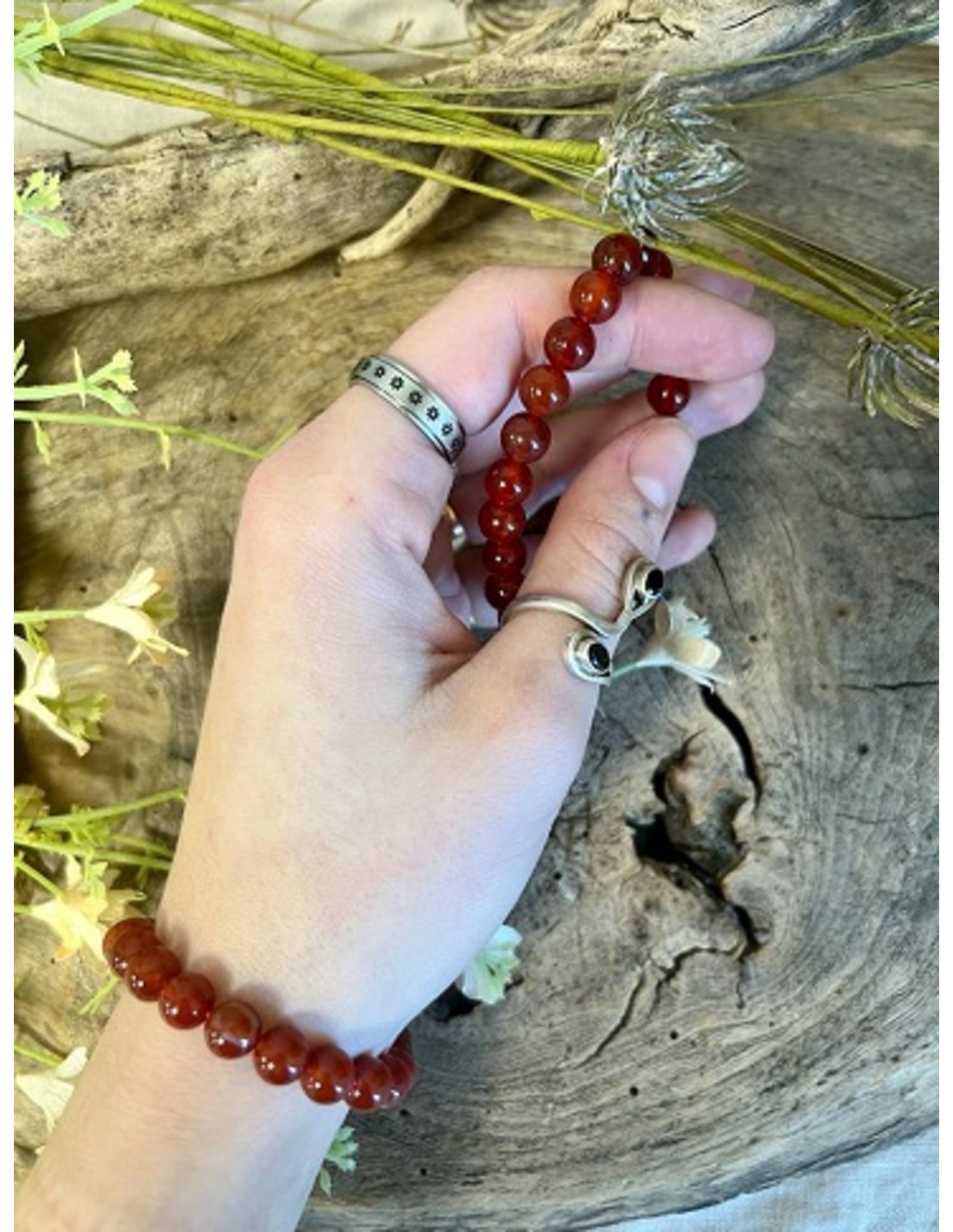 Carneool powerbead armband