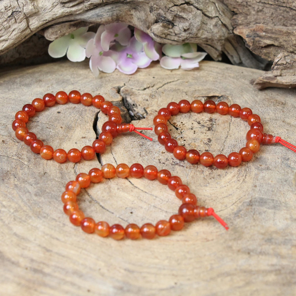 Carneool powerbead armband