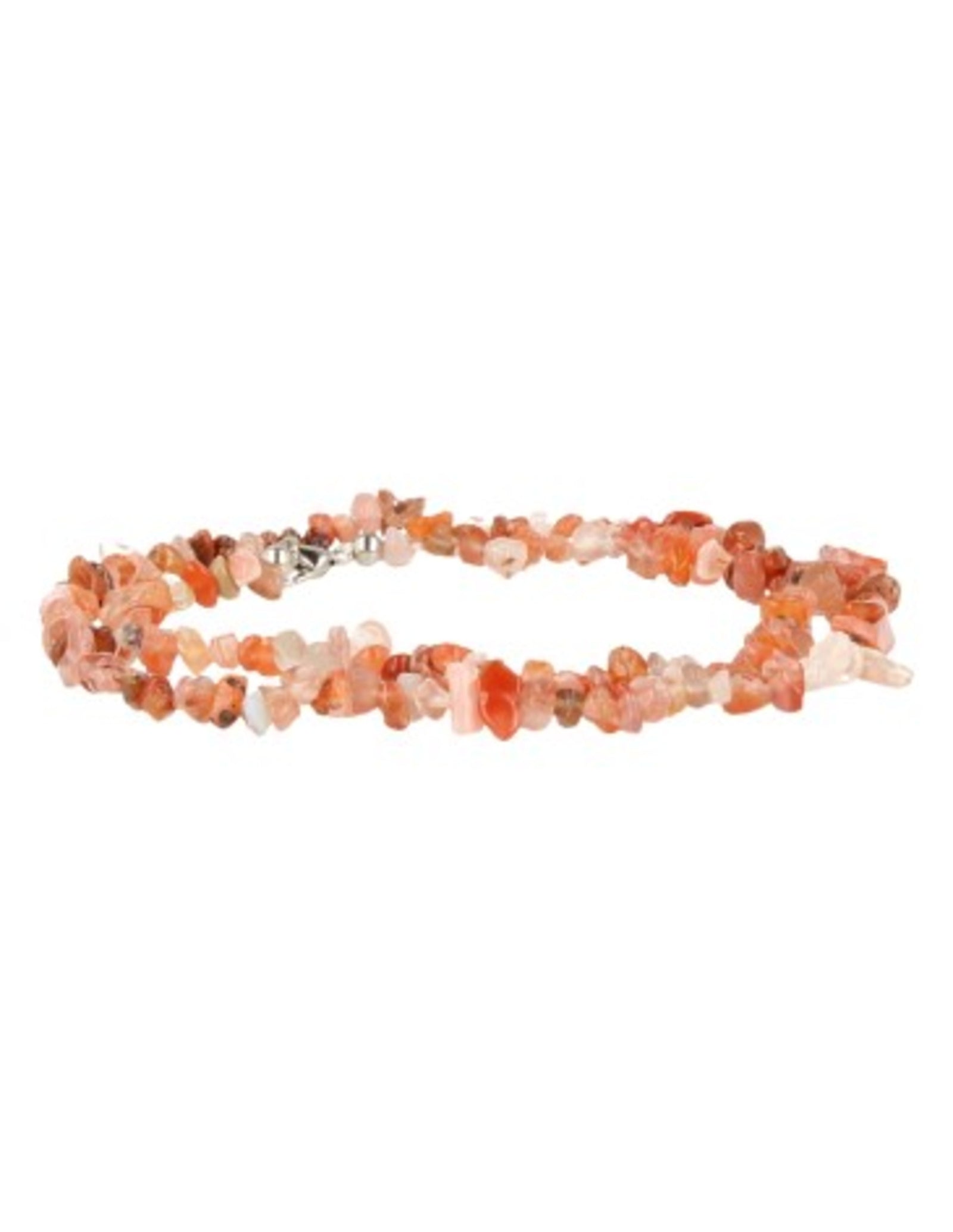 Carneool splitketting smal