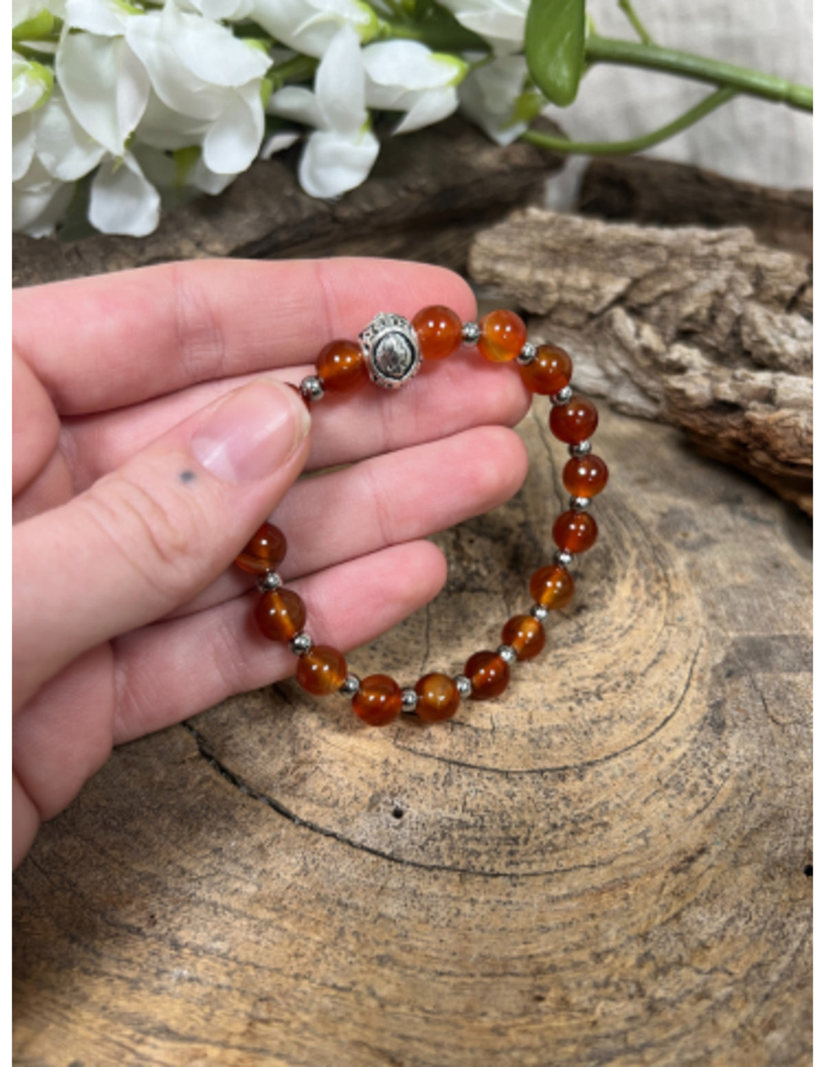 Carneool sterrenbeeld armband - Maagd