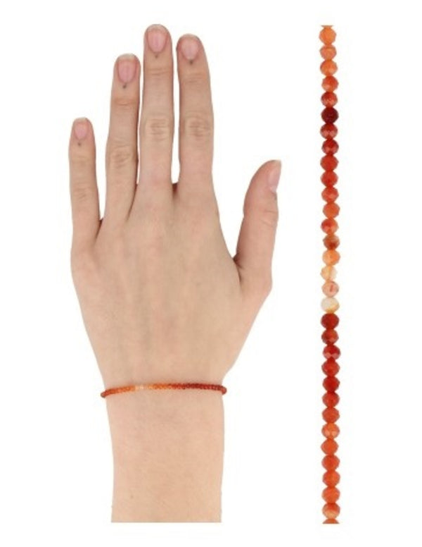 Carneool summer vibes edelsteen armband