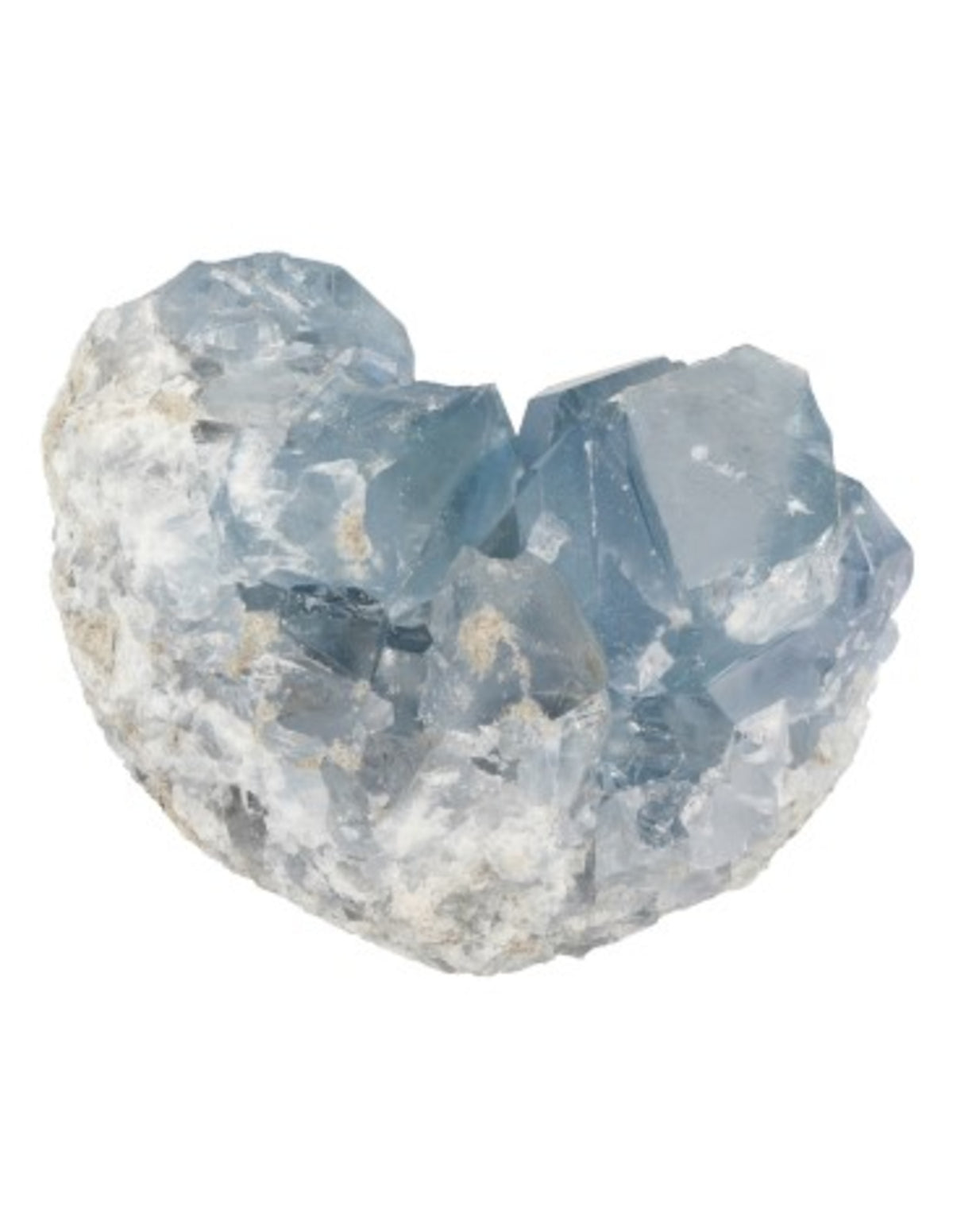 Celestien brokje ruw ca. 3-5 cm per stuk
