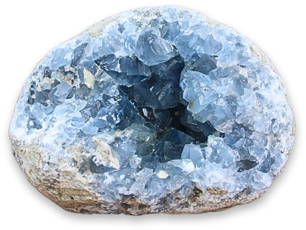 Celestien ruwe edelsteen A nr.35