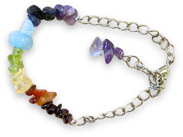 Chakra bar edelsteen armband