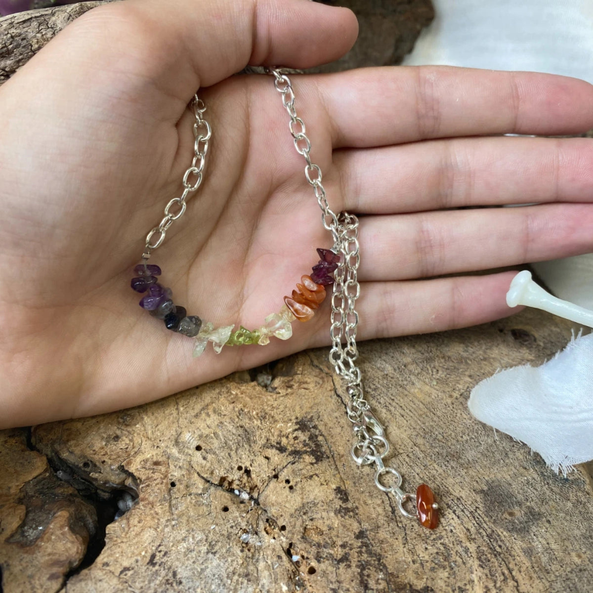 Chakra bar ketting
