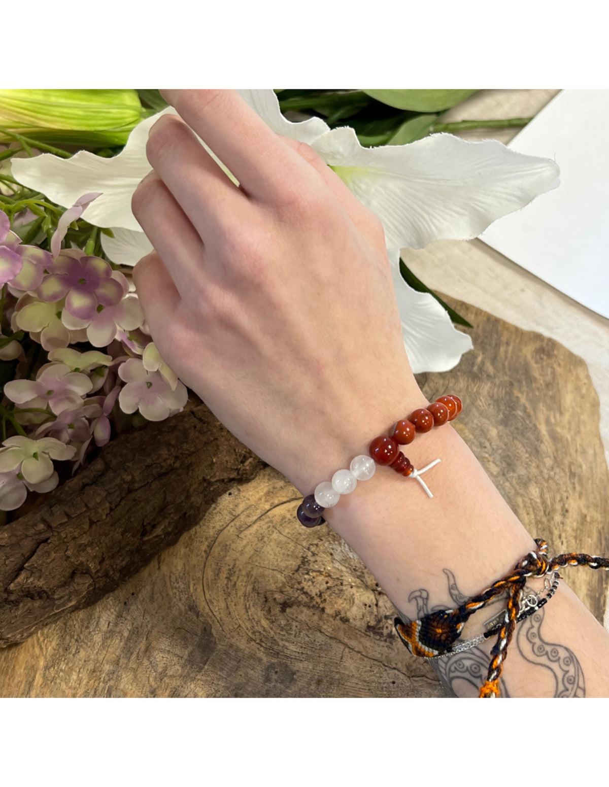 Chakra powerbead armband
