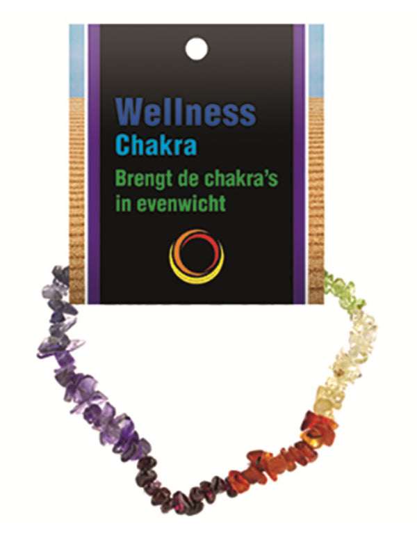Chakra edelsteen splitarmband