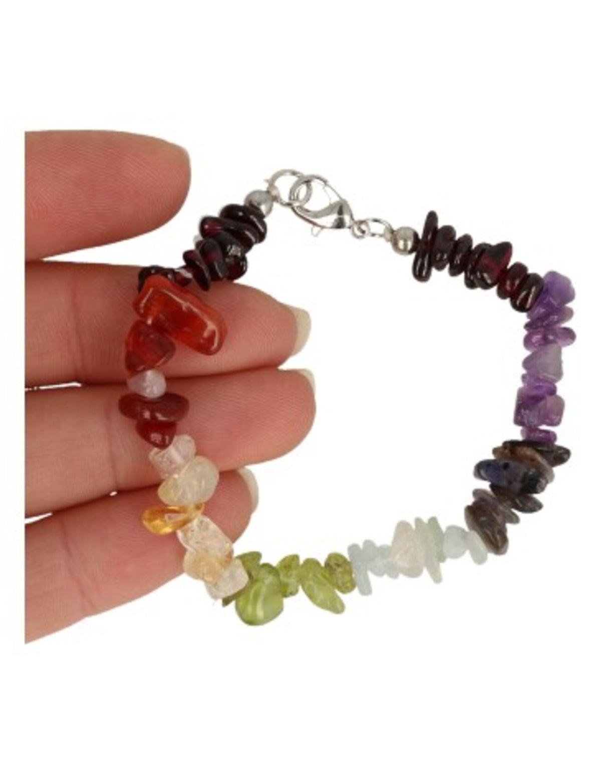 Chakra splitarmband met slotje