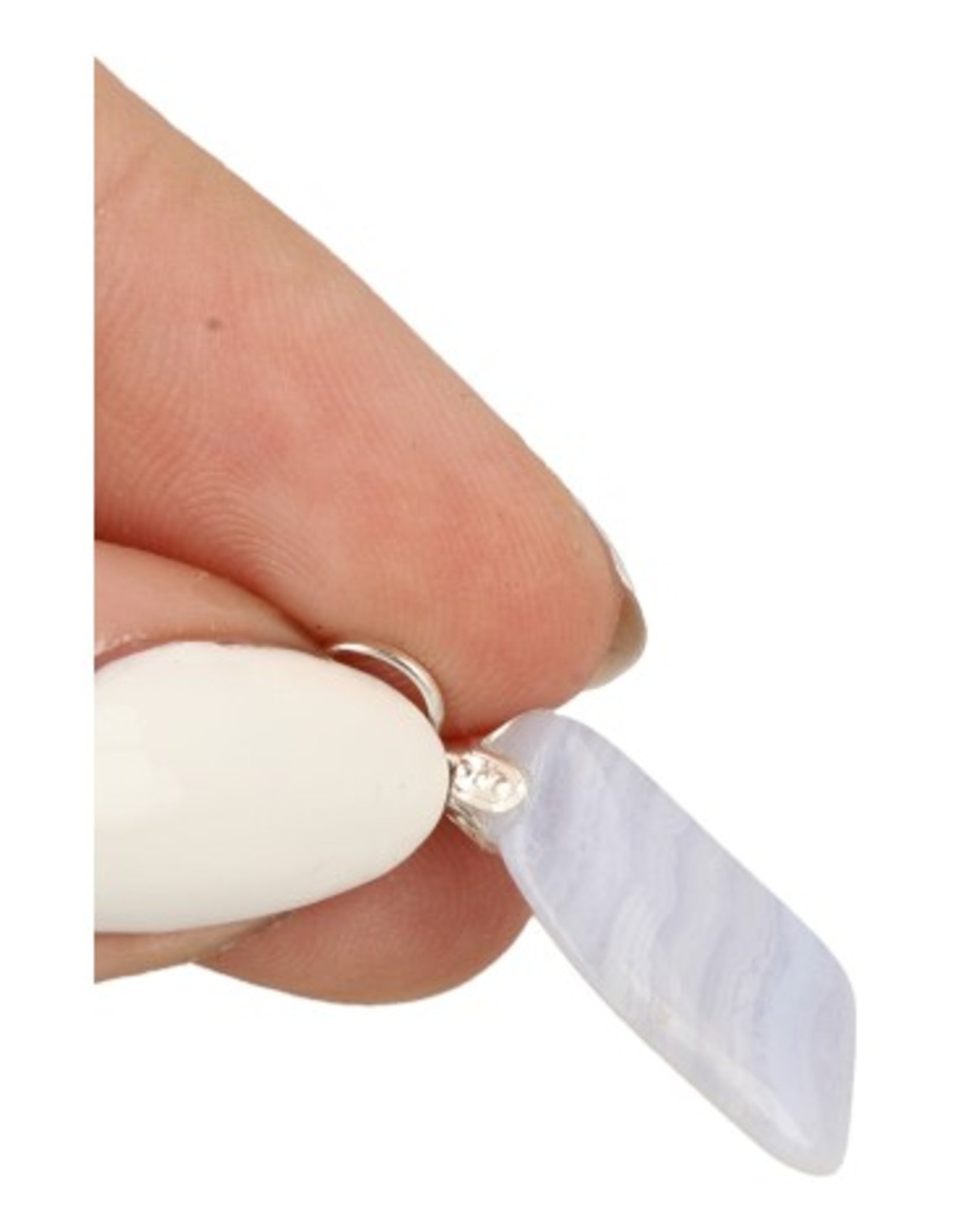 Chalcedoon edelsteen hanger
