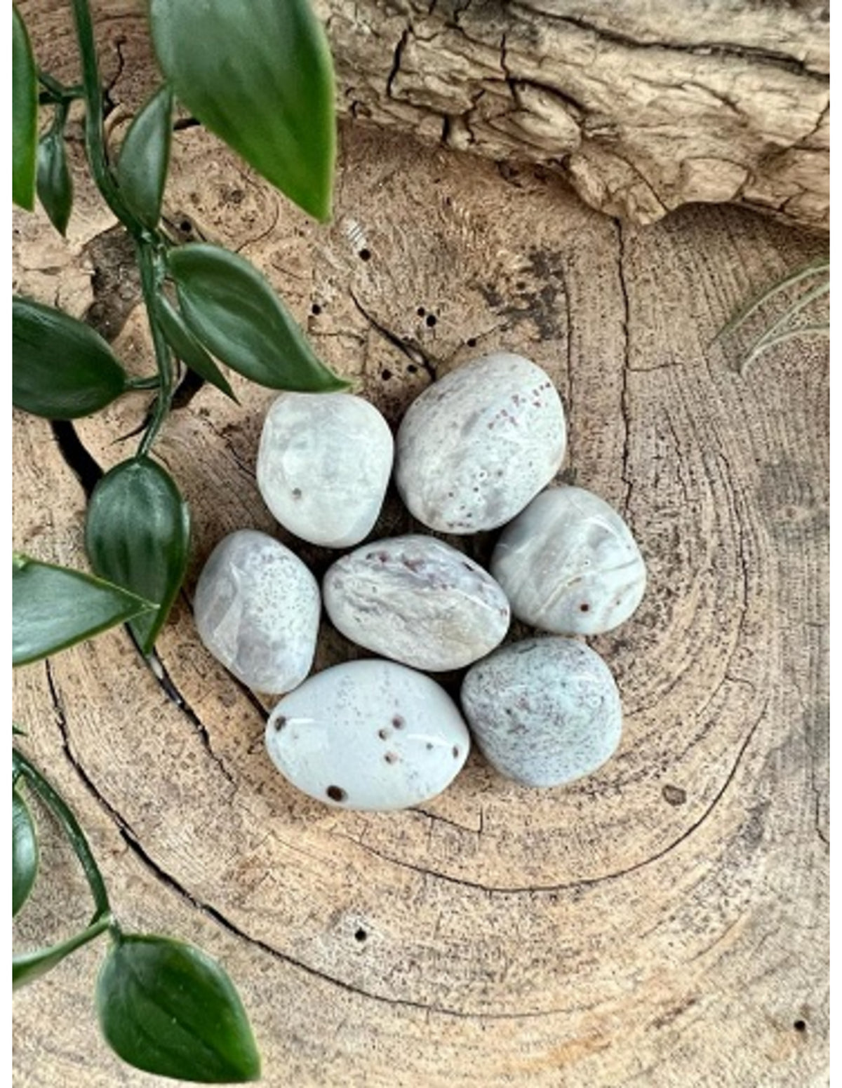 Chalcedoon mangaan trommelstenen (mt2-3)