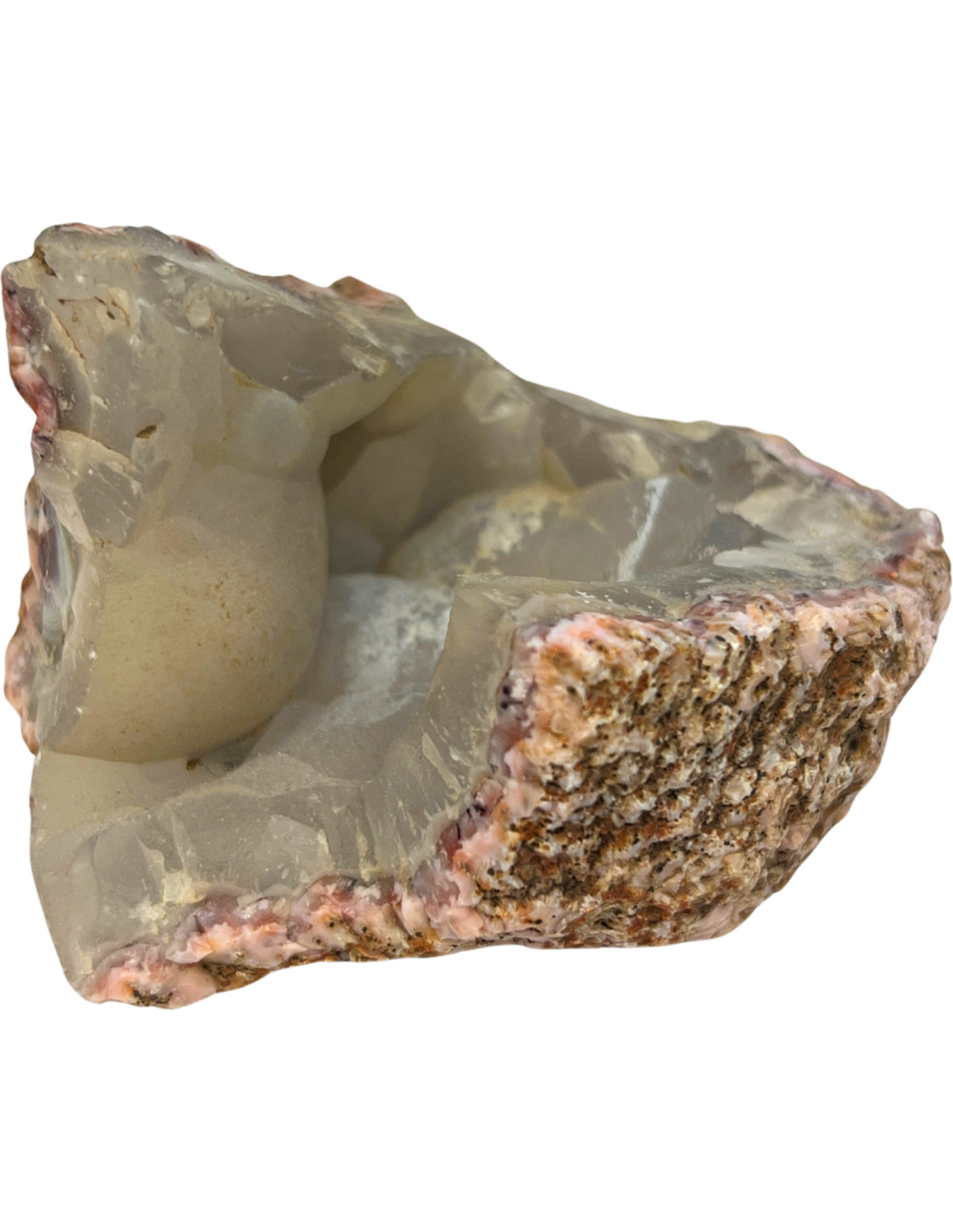 Chalcedoon roze ruw stuk nr.07