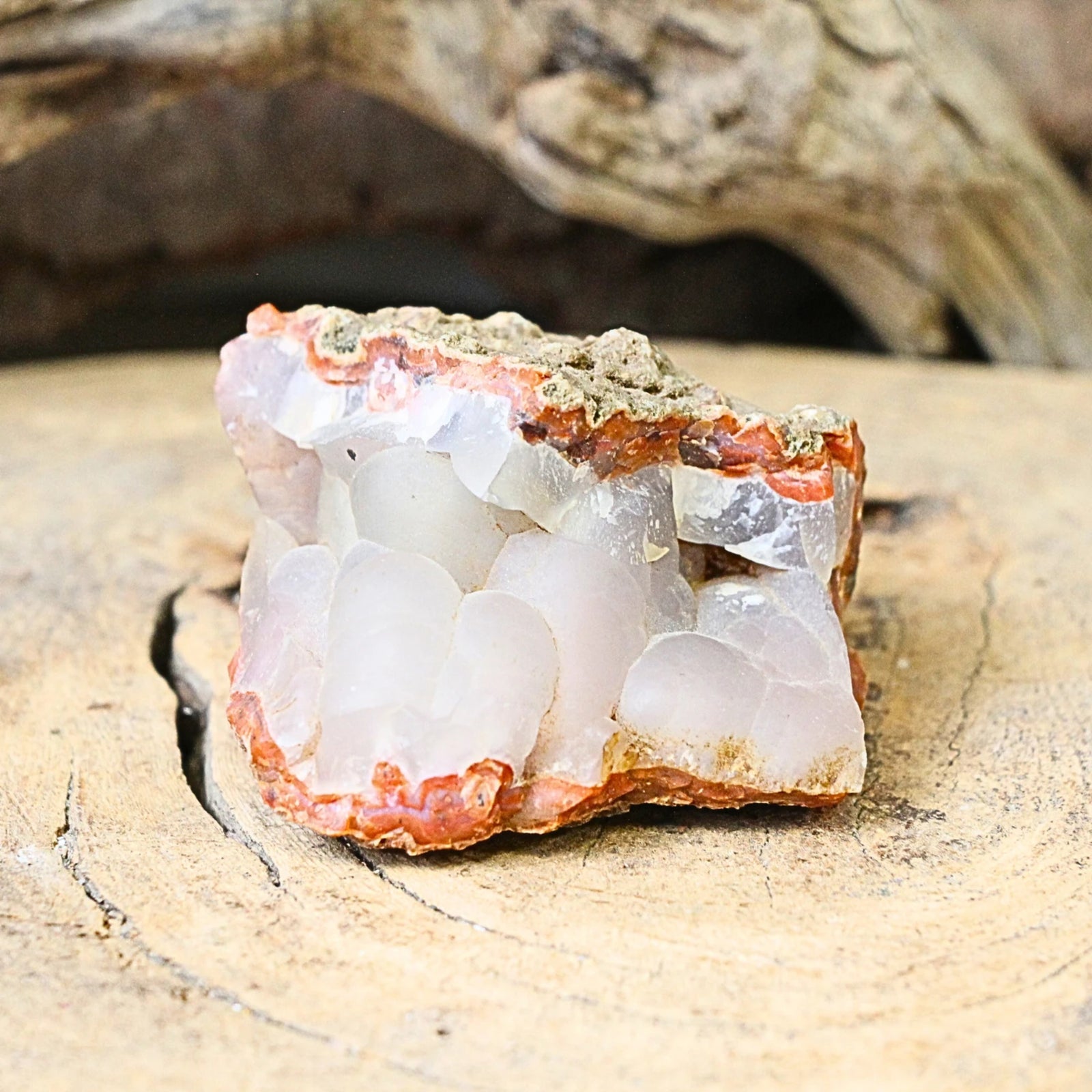 Chalcedoon roze ruw stuk nr.16