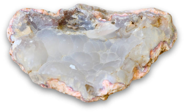 Chalcedoon roze ruwe edelsteen stuk nr.17
