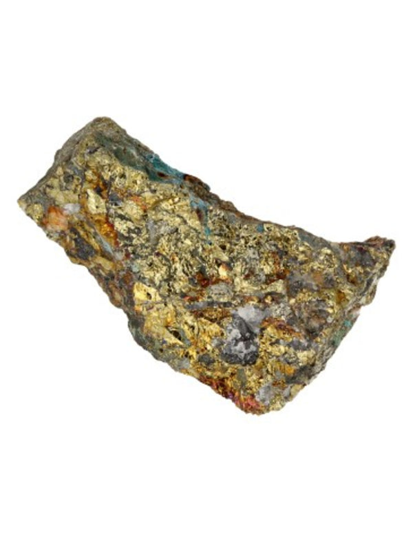 Chalcopyriet 250 gr. ruwe edelsteen brokjes