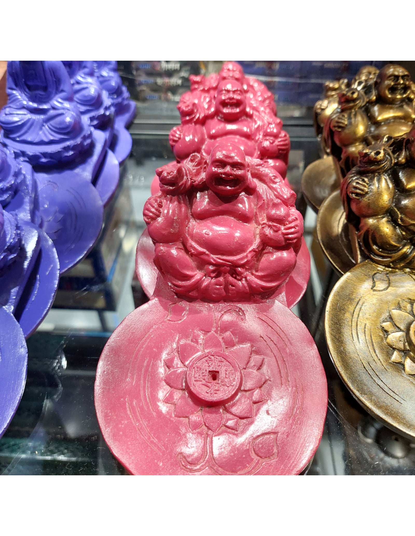Chinese boeddha brander - roze